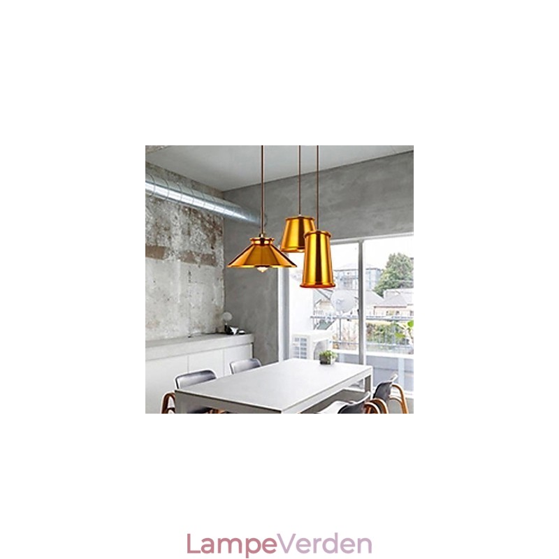 Lysekrone Mini Style Moderne Moderne Metal 3 Light Pendel Light