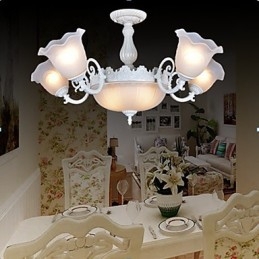 Flush Mount Lights Hvid European Retro Classic