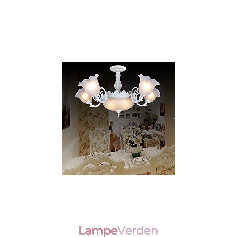 Flush Mount Lights Hvid European Retro Classic