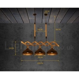 3 lys pendant lys loftslampe