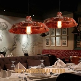 1 lys Rustik Lodge Retro Vintage Pendel Loft