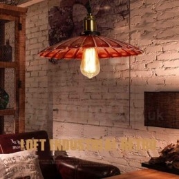 1 lys Rustik Lodge Retro Vintage Pendel Loft