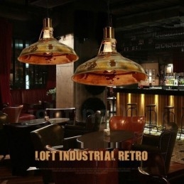 1 lys Rustik Lodge Retro Vintage Pendel Loft