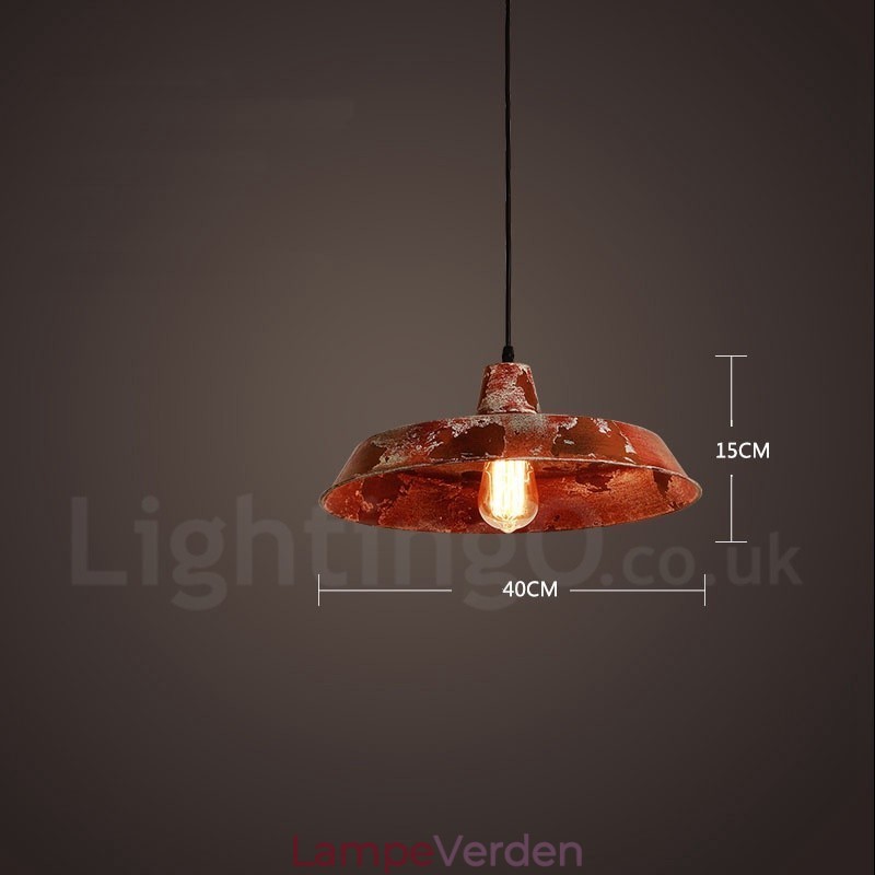 1 lys Rustik Lodge Retro Vintage Pendel Loft
