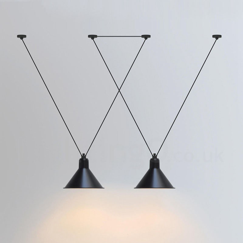 3 lys moderne moderne pendant loftslampe