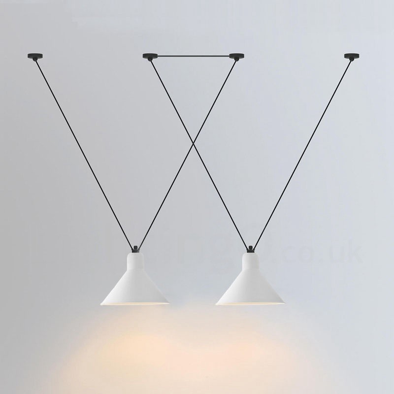 3 lys moderne moderne pendant loftslampe