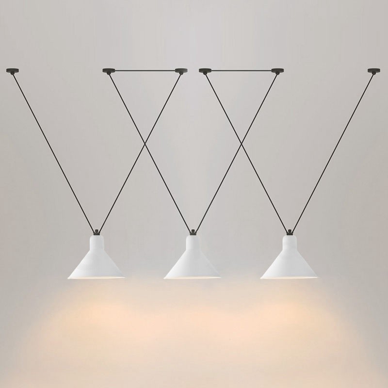 3 lys moderne moderne pendant loftslampe
