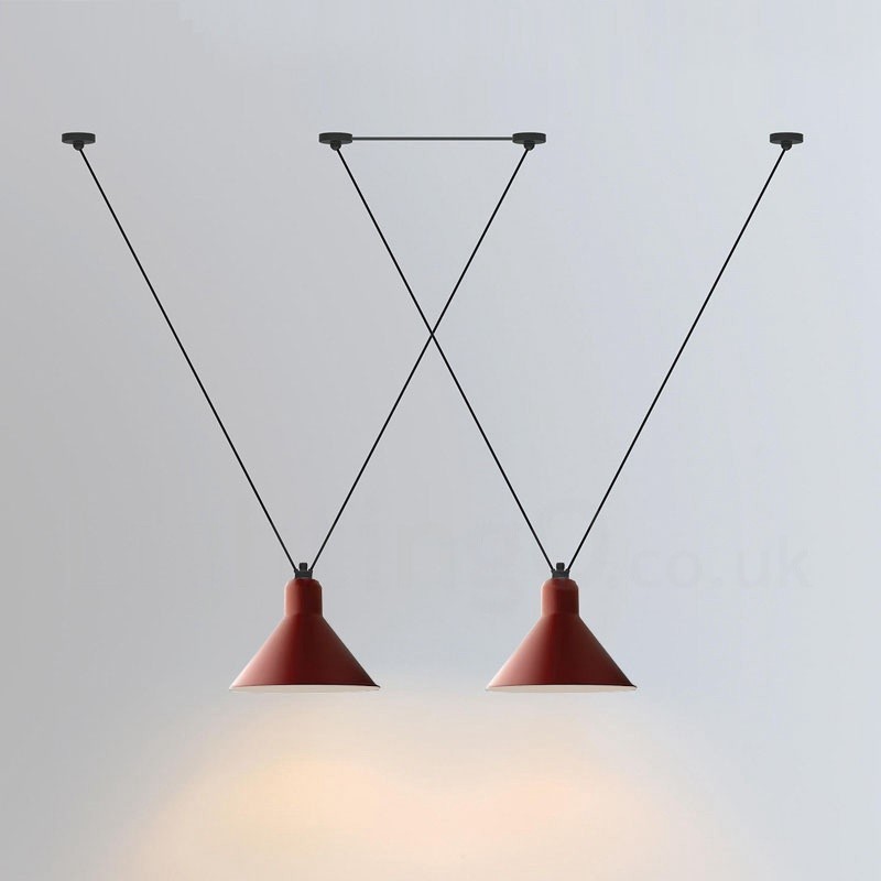 3 lys moderne moderne pendant loftslampe