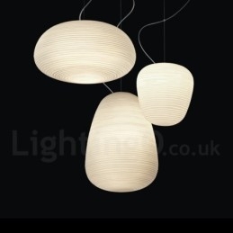1 lys moderne moderne pendant loftslampe med glasskærm