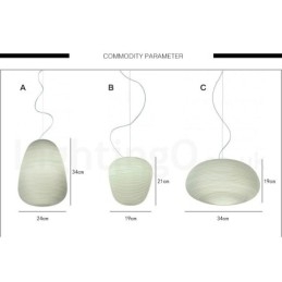 1 lys moderne moderne pendant loftslampe med glasskærm
