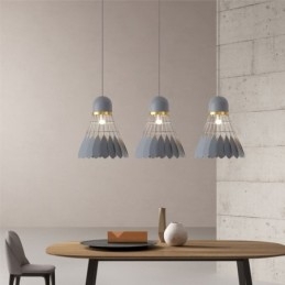 1 lys moderne moderne pendant loftslampe