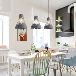1 lys moderne moderne pendant loftslampe