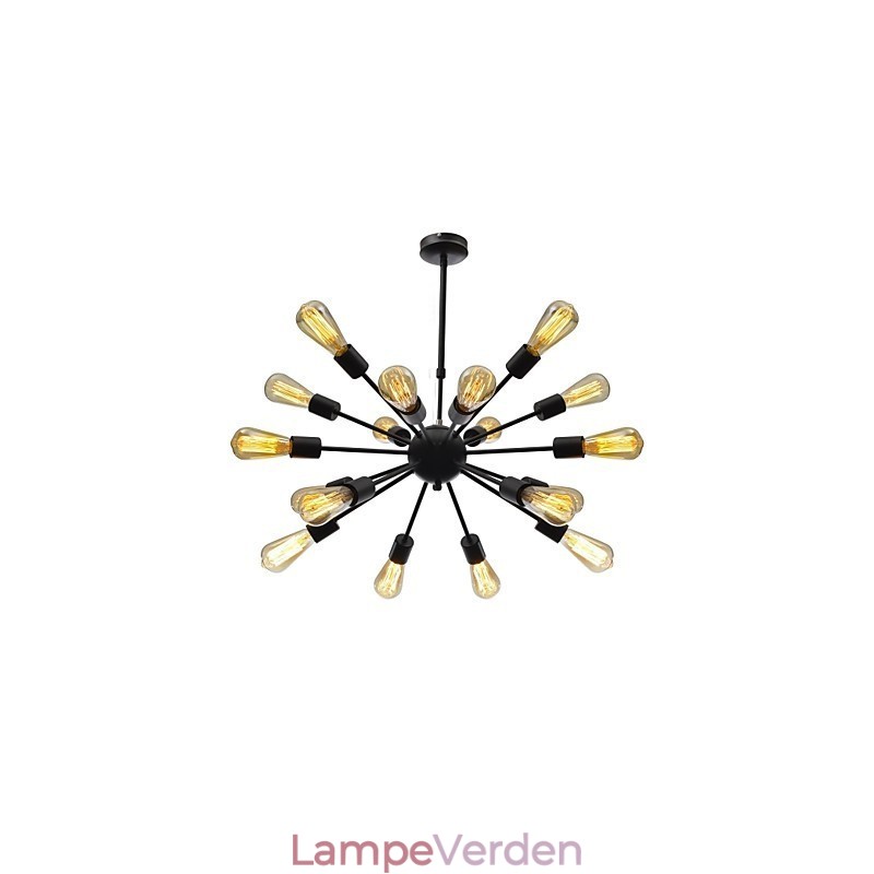Nordamerikansk stil minimalistisk radial 18 lys lysekrone