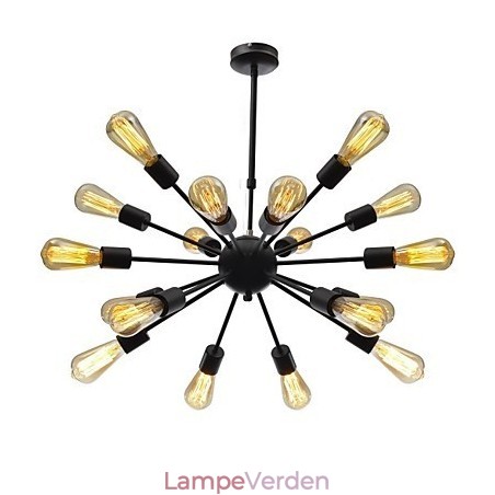 Nordamerikansk stil minimalistisk radial 18 lys lysekrone Nordamerikansk stil minimalistisk radial 18 lys lysekrone