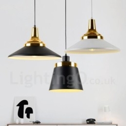 1 lys moderne moderne pendant loftslampe