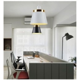 1 lys moderne moderne pendant loftslampe