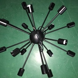 Nordamerikansk stil minimalistisk radial 18 lys lysekrone