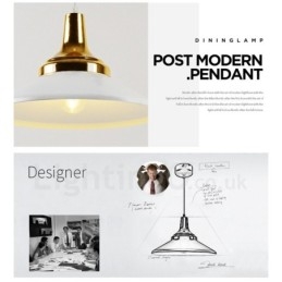 1 lys moderne moderne pendant loftslampe
