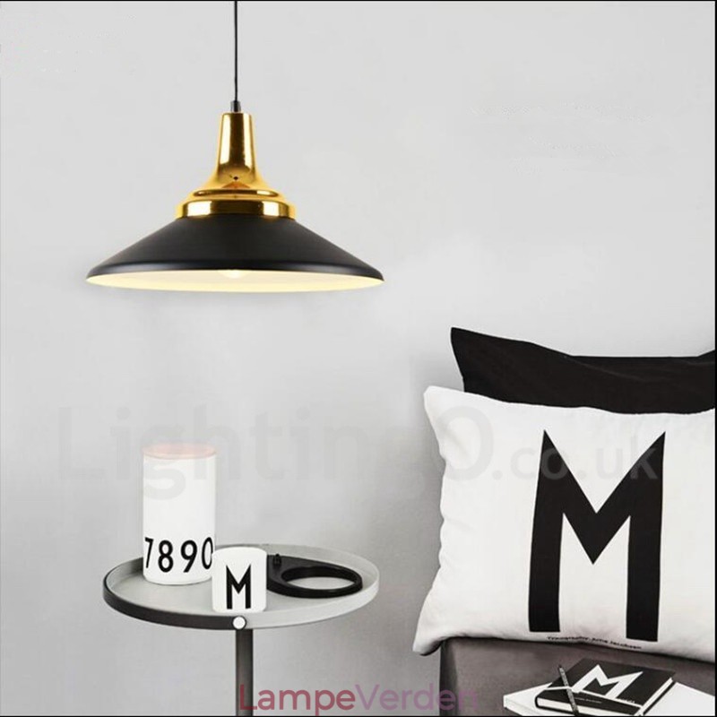 1 lys moderne moderne pendant loftslampe