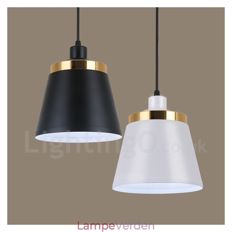 1 lys moderne moderne pendant loftslampe