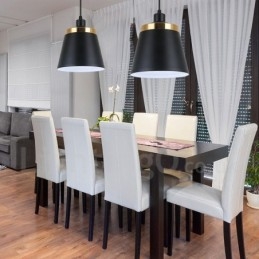 1 lys moderne moderne pendant loftslampe