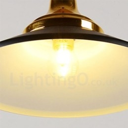 1 lys moderne moderne pendant loftslampe