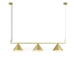3 lys moderne moderne pendant loftslampe