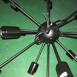 Nordamerikansk stil minimalistisk radial 18 lys lysekrone