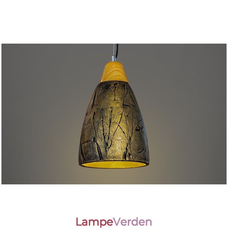 1 lys cement moderne moderne pendel loftslampe