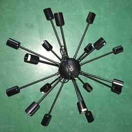 Nordamerikansk stil minimalistisk radial 18 lys lysekrone