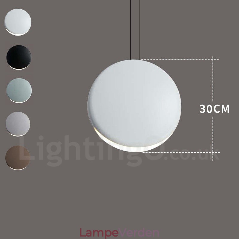 1 lys cement moderne moderne pendant loftslampe