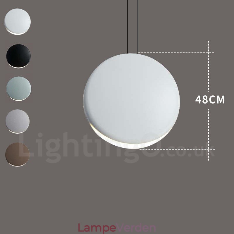 1 lys cement moderne moderne pendant loftslampe
