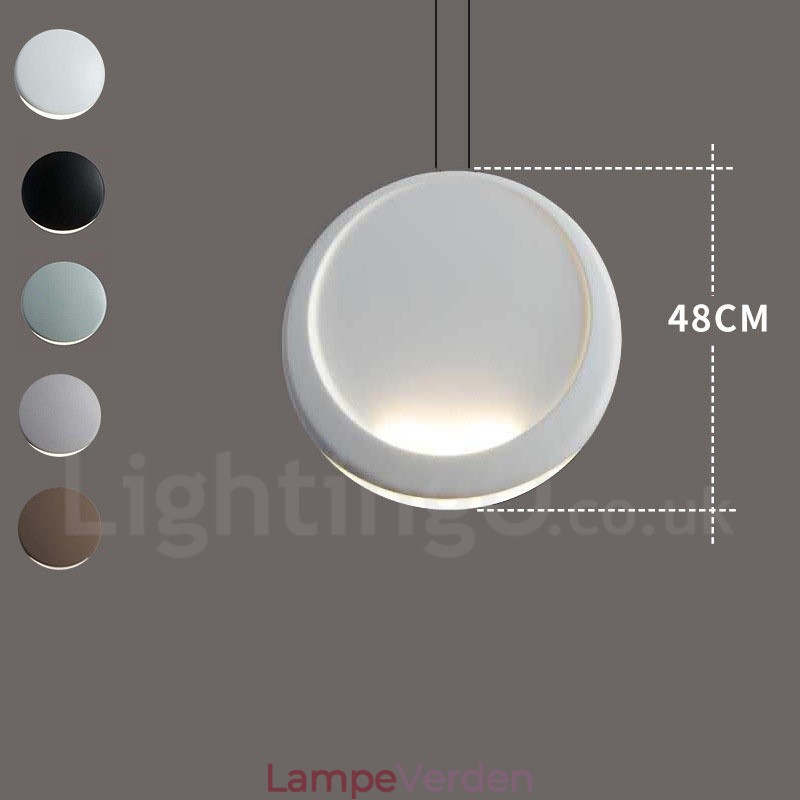 1 lys cement moderne moderne pendant loftslampe