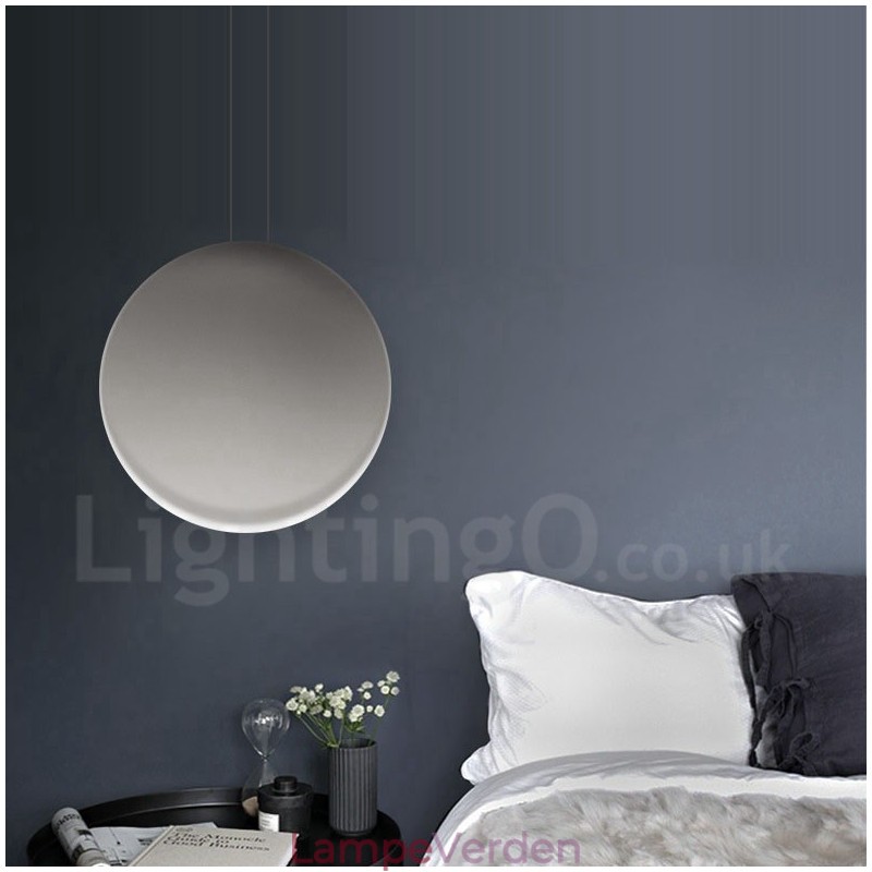 1 lys cement moderne moderne pendant loftslampe