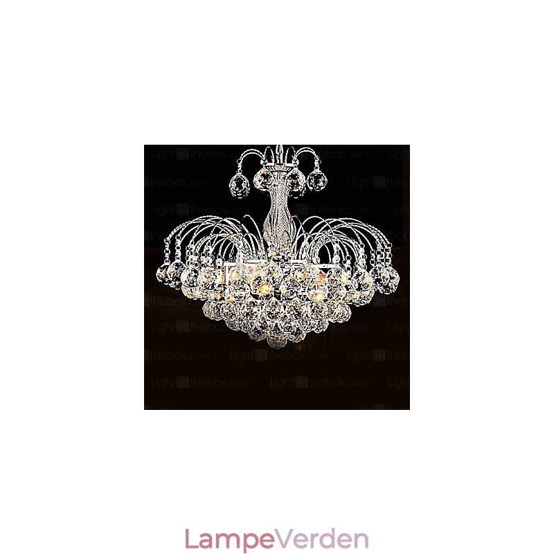 Pendant Luxury Modern Crystal Living 3 Lights lysekrone