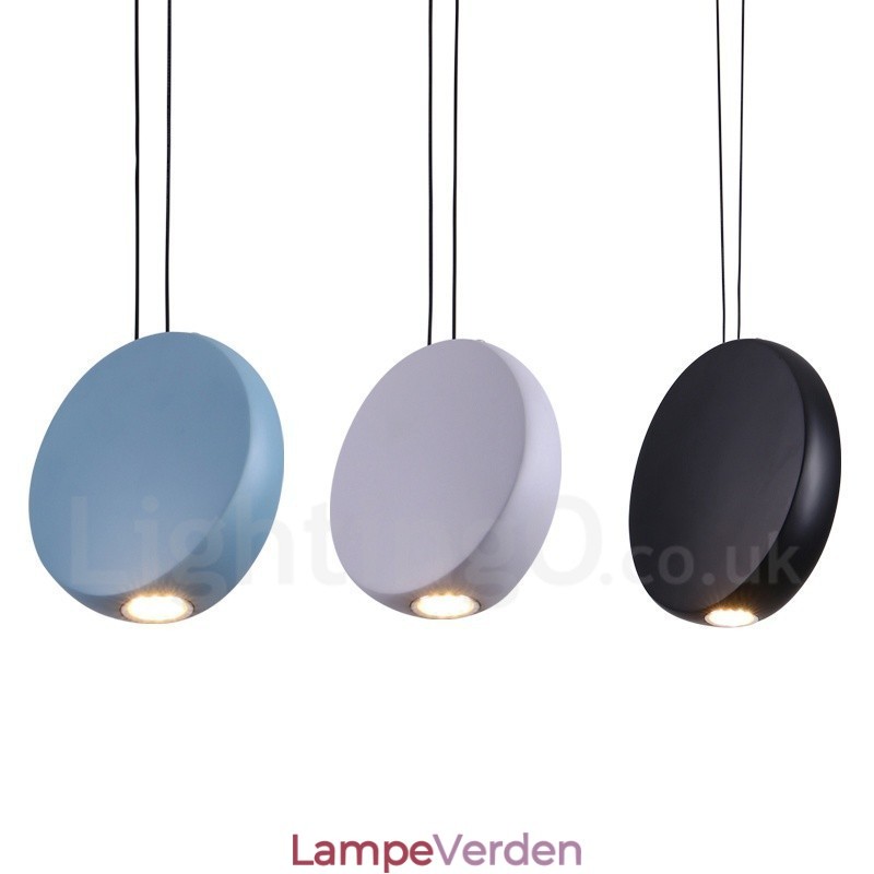 Moderne moderne 1 lys aluminiumslegering pendellampe med aluminiumslegering skærm