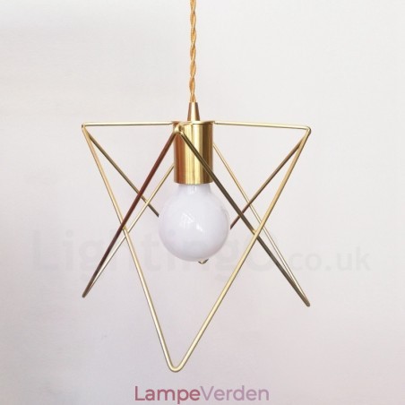 Moderne moderne 1 lys stål pendellampe med skærm