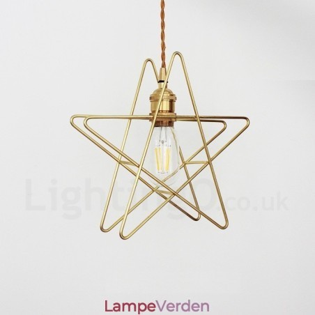 Modern Contemporary 1 lys messing pendel med skærm Modern Contemporary 1 lys messing pendel med skærm