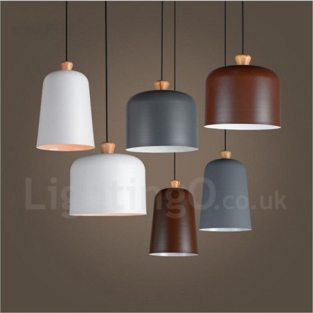 Moderne moderne 1 lys aluminiumslegering pendellampe med aluminiumslegering skærm Moderne moderne 1 lys aluminiumslegering pendellampe med aluminiumslegering skærm