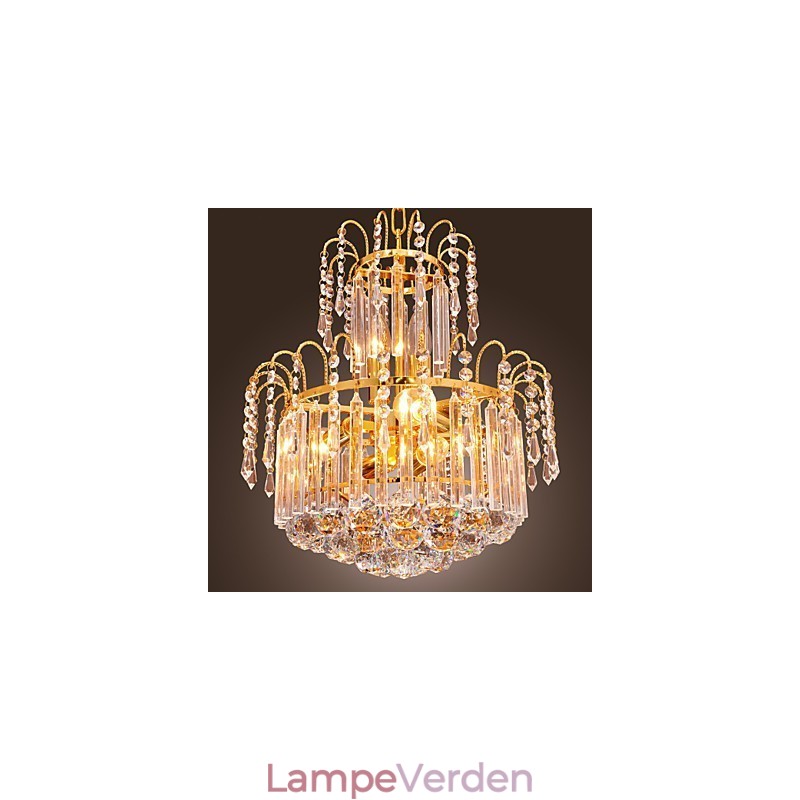 Luksus krystal lysekrone med 7 lys