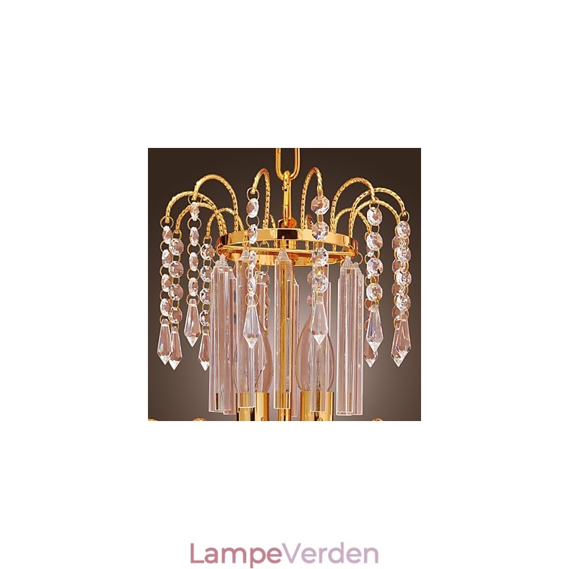 Luksus krystal lysekrone med 7 lys