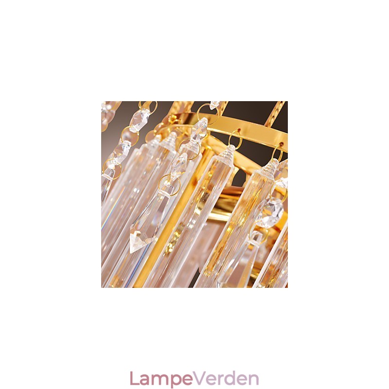 Luksus krystal lysekrone med 7 lys