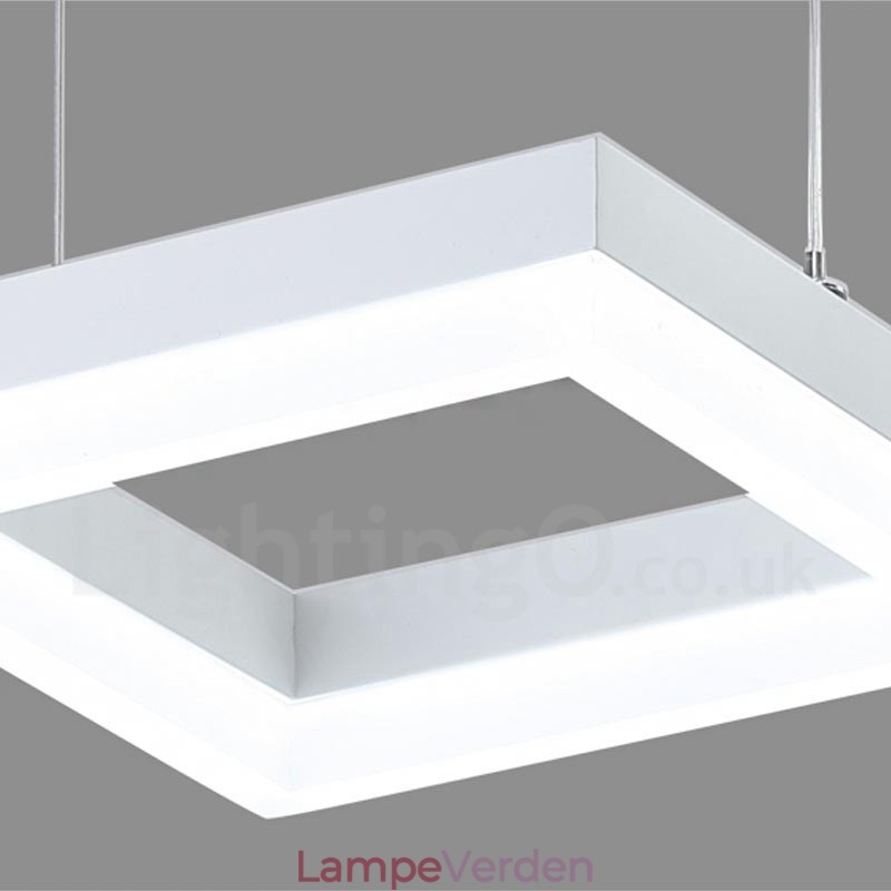 Moderne moderne 3 lys aluminiumslegering pendellampe med akrylskærm