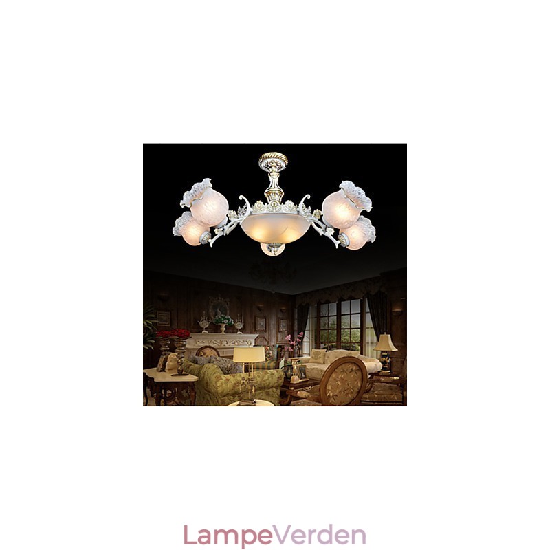 Lysekrone Traditionel Klassisk Vintage Retro Metal