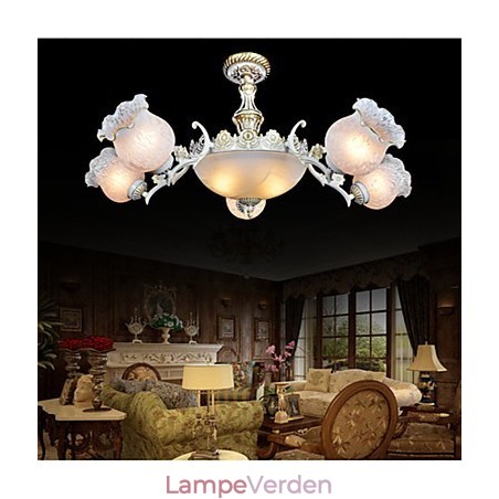 Lysekrone Traditionel Klassisk Vintage Retro Metal Lysekrone Traditionel Klassisk Vintage Retro Metal