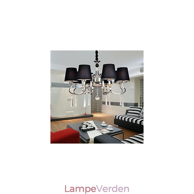 Traditionel klassisk nikkel metal lysekrone