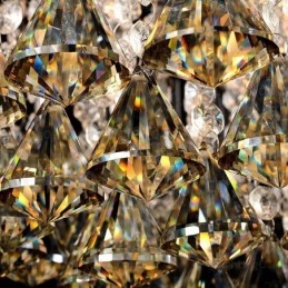 6 lette moderne moderne loftslamper med krystalskærm