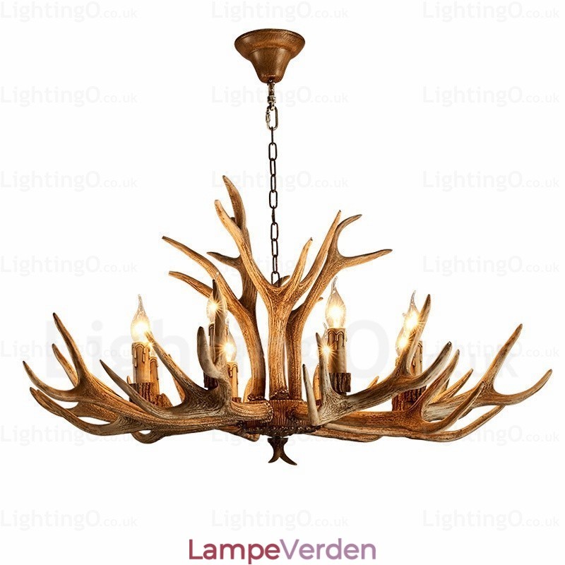 8 Light Country Rustik Nordisk Moderne Moderne Lysekrone
