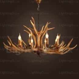 8 Light Country Rustik Nordisk Moderne Moderne Lysekrone