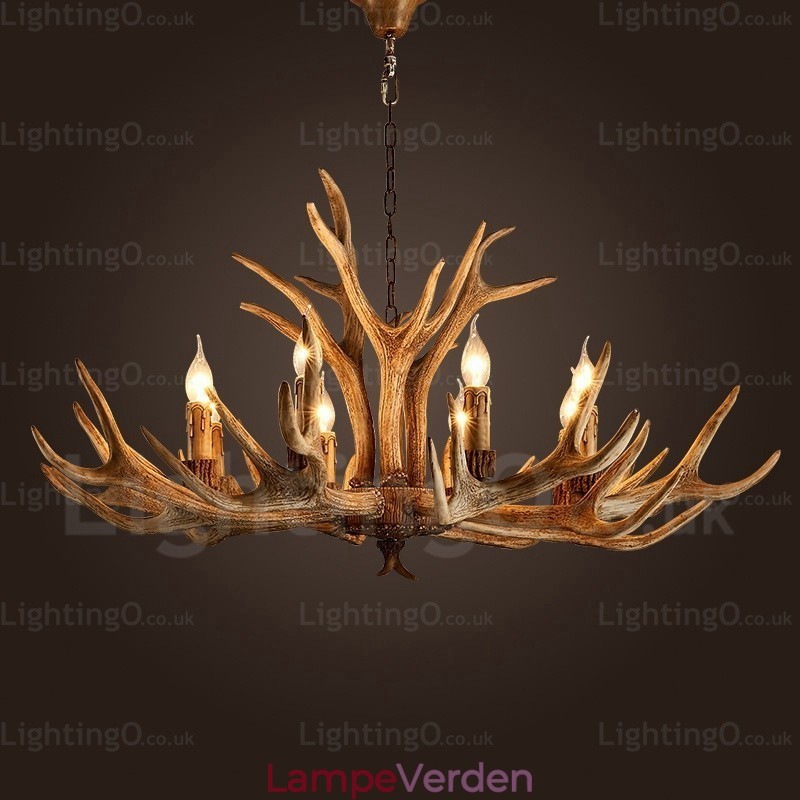 8 Light Country Rustik Nordisk Moderne Moderne Lysekrone